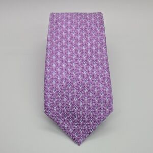 Valentino Lavender and White Patterned Tie